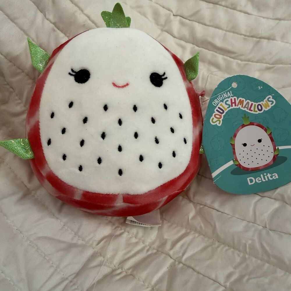 Squishmallows Delita Dragon Fruit Jazwares 2024 Original Hang Tag Cute Kawaii